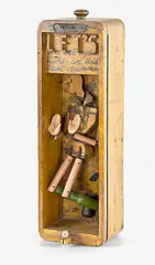 Bill Hammond, Let’s Twist Again like We Did Last Summer, mixed media and found objects