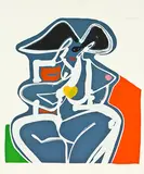 Pat Hanly, Torso G, screenprint, 3/20