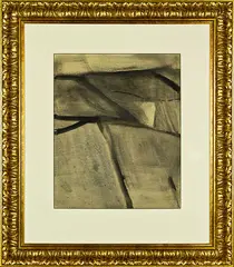 Northland by Colin McCahon, ink and wash on paper, sold Nov 2012