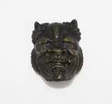 Meiji period (1868 – 1912) by Japanese bronze Oni Noh mask, sold Nov 2012