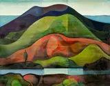 Charles Herbert Smales Tole, Landscape I, oil on board