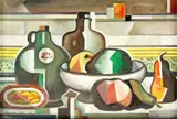 Charles Herbert Smales Tole, Still Life with Bottles No. 3