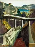 Charles Herbert Smales Tole, Landscape with Bridge