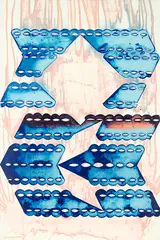 Untitled No. 1. 71 by Geoff Thornley, oil on paper mounted to canvas, offered Sep 2012