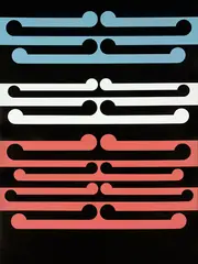 Gordon Walters, Painting No 7, PVA on hardboard