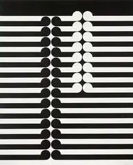 Gordon Walters, Mokoia, PVA on acrylic on canvas