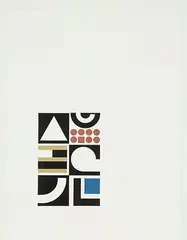 Untitled: 5 - 9 - 84 by Gordon Walters, acrylic on paper, sold Sep 2012
