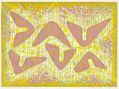 Dancer's Notation by Theodorus Johannes Schoon, relief print, 3/25, sold Sep 2012