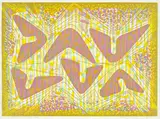 Theodorus Johannes Schoon, Dancer's Notation, relief print, 3/25
