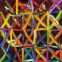 Allen Maddox, Wanker, oil on canvas