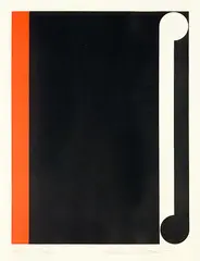Kahu by Gordon Walters, screenprint 14/75, sold Sep 2012