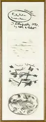 Puketutu Manukau by Colin McCahon, three lithographs together with cover sheet, edition of 100, sold Sep 2012