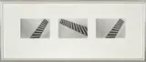 The Grid Series by Peter Peryer, gelatin silver prints, triptych, offered Sep 2012