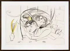 Jeffrey Harris, Untitled, graphite and pastel on paper