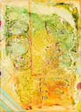 Philip Trusttum, Five Circles, oil on board