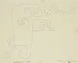 Theodorus Johannes Schoon, Madonna and Child, ink on paper