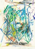Allen Maddox, Untitled, oil pastel on paper