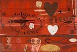 Chris Heaphy, In Between Cultures, acrylic on board