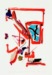 Allen Maddox, The Upside Down Fish II, lithograph, 6/12