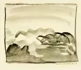 T. A. McCormack, Sea and Rocks