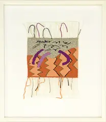 Kate Wells, Sender, woven tapestry