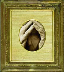 Oracle No. 2 by Fiona Pardington, unique gelatin silver print and collage in artist's original frame, sold Aug 2012