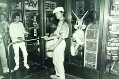 Untitled - from Breakdancing in New Zealand by Peter Black, gelatin silver print, offered Aug 2012