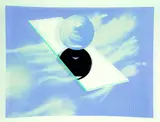 Neil Dawson, Touchdown, acrylic on steel and brass, 1990