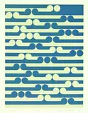 Gordon Walters, Kapiti, screenprint, 52/75