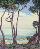 Marcus King, Kaikoura, oil on canvas board