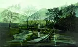 Callum Arnold, Gorge, oil on linen