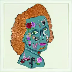 Samantha Mitchell, Mr Lucky - 1943, acrylic on perspex