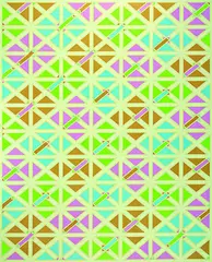 John Hurrell, Bars in Two Directions, acrylic on canvas, 1979