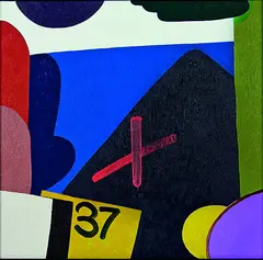 Eion Stevens, Seascape Number 37, oil on canvasboard