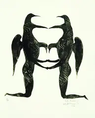 Fish Finder 1 by Bill Hammond, lithograph, 31/45, offered Aug 2012