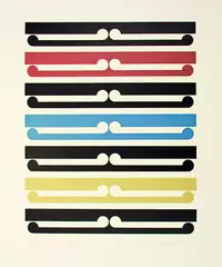 Kura by Gordon Walters, screenprint, 65/150, sold Aug 2012