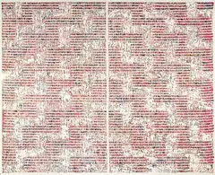 Peata Larkin, I Am Tuhourangi II, mixed media on canvas