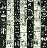 John Pule, Tuagafale Lologo, lithograph and woodcut, 5/32