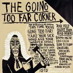 The Going Too Far Corner by Peter Robinson, acrylic and oilstick on paper, sold Apr 2012