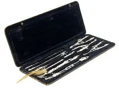 Compass Set by Francis Upritchard, mixed media, sold Apr 2012