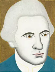 Captain Cook by Gavin Hurley, oil on hessian, sold Apr 2012
