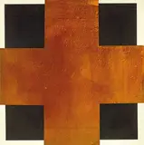 Stephen Bambury, Is a Signifier to a Signified, iron filings and acrylic on aluminium