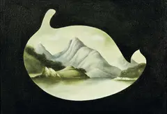 Leaf by Heather Straka, oil on linen on board, sold Apr 2012