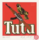 Yeah Right - Tutu by Mike Weston and Otis Frizzell, screenprint, 9/180, sold Apr 2012