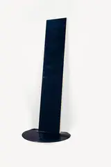 Indigo Spill by Helen Calder, acrylic and wood, offered Apr 2012