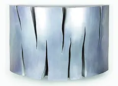 A Small Illustration in Stress and Mass by David McCracken, stainless steel, offered Mar 2012