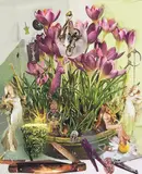 Andrew McLeod, Still Life with Pink Flowers
