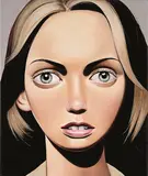 Peter Stichbury, Brigitte, acrylic on linen
