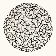 Dome: Broken Matches by Neil Dawson, painted steel, 2003, sold Mar 2012