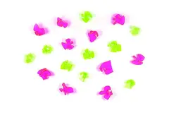 Judy Darragh, Laser Bloom, acrylic on Perspex, 20 parts